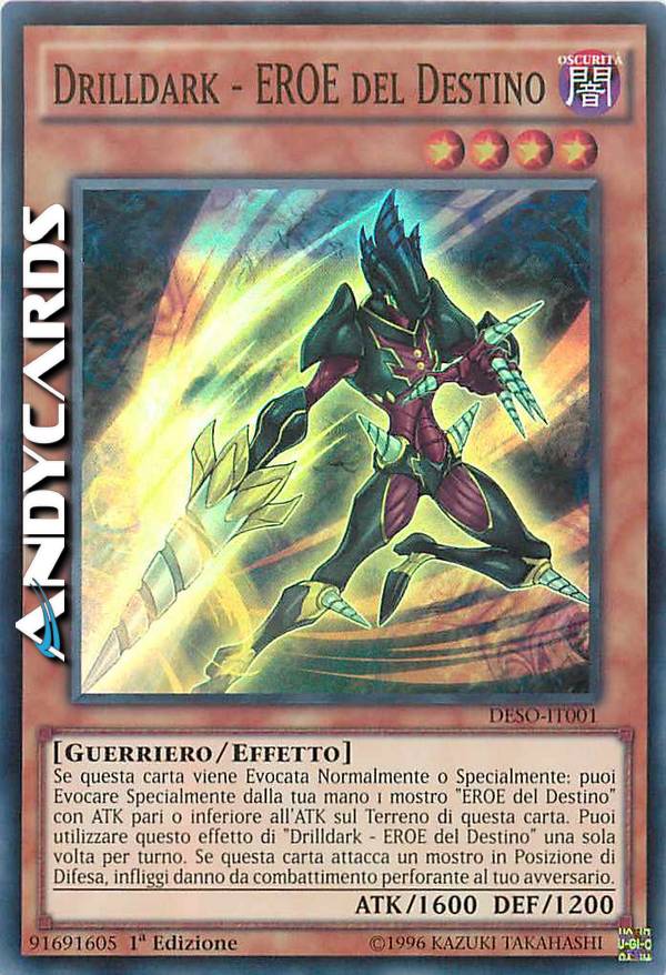 Clicca per ulteriori dettagli di - DRILLDARK - EROE DEL DESTINO - DRILLDARK - EROE DEL DESTINO