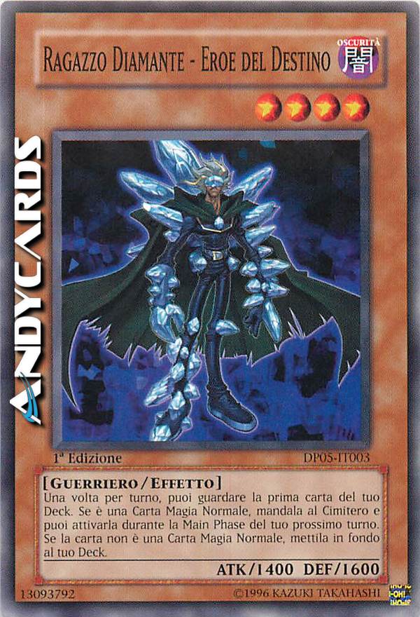 Clicca per ulteriori dettagli di - RAGAZZO DIAMANTE - EROE DEL DESTINO - RAGAZZO DIAMANTE - EROE DEL DESTINO