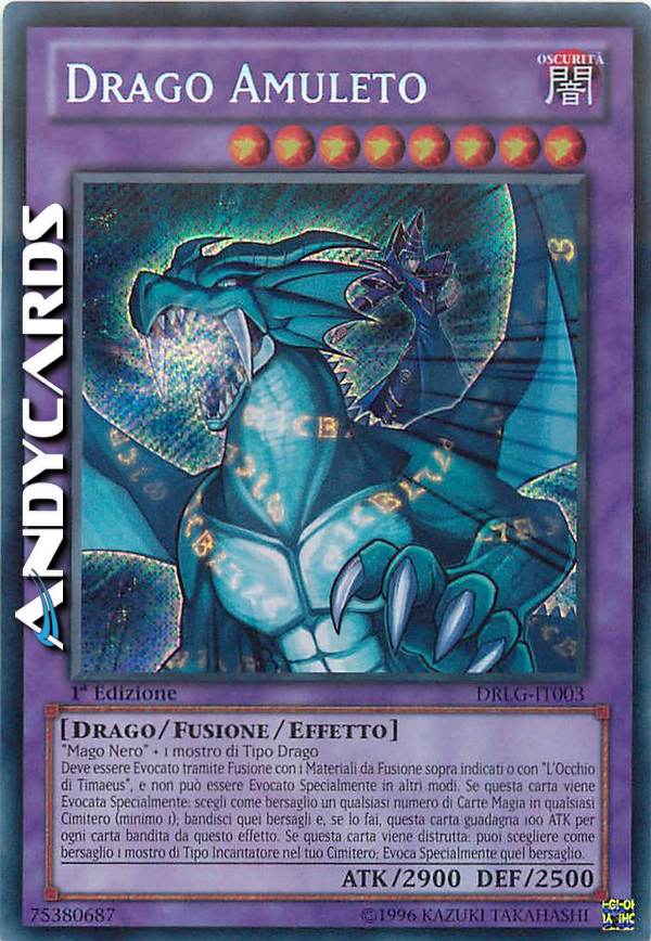 Clicca per ulteriori dettagli di - DRAGO AMULETO - DRAGO AMULETO