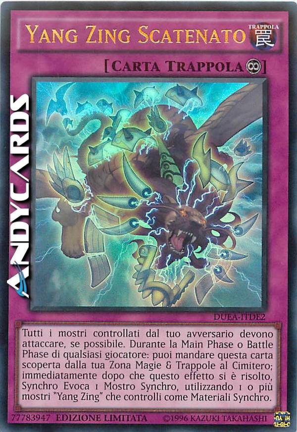 Clicca per ulteriori dettagli di - YANG ZING SCATENATO - YANG ZING SCATENATO