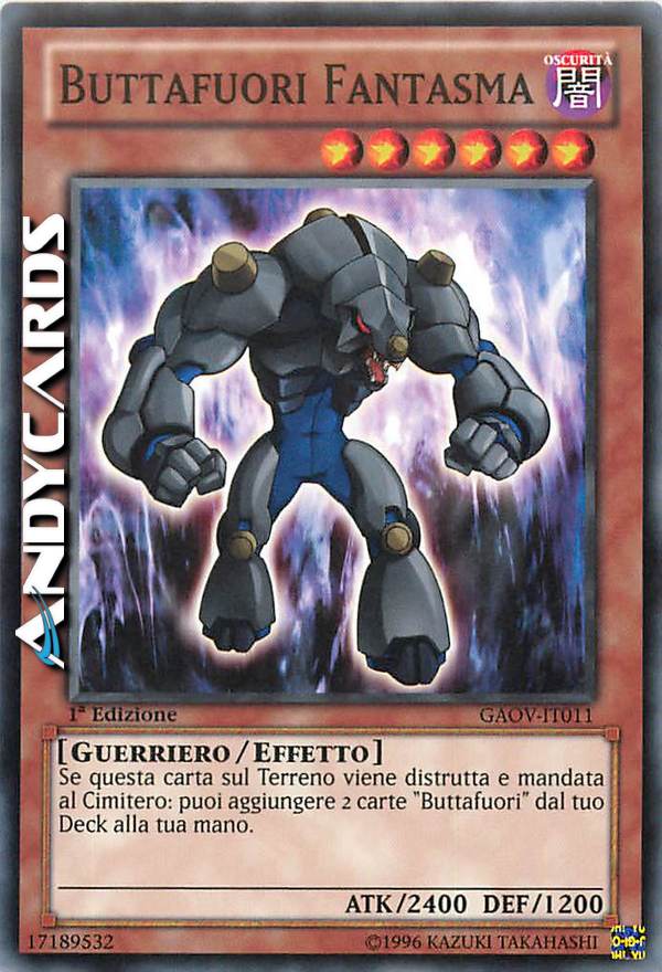 Clicca per ulteriori dettagli di - BUTTAFUORI FANTASMA - BUTTAFUORI FANTASMA