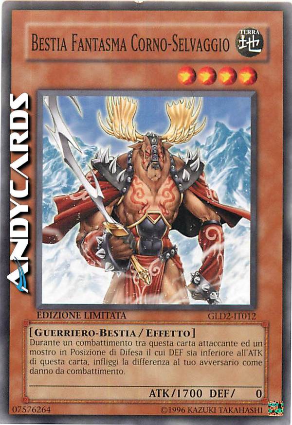 Clicca per ulteriori dettagli di - BESTIA FANTASMA CORNO-SELVAGGIO - BESTIA FANTASMA CORNO-SELVAGGIO