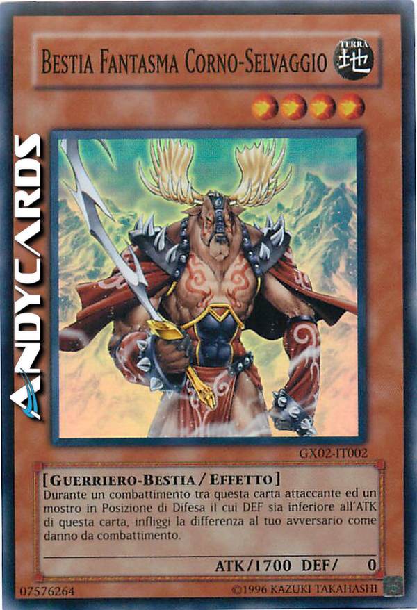 Clicca per ulteriori dettagli di - BESTIA FANTASMA CORNO-SELVAGGIO - BESTIA FANTASMA CORNO-SELVAGGIO