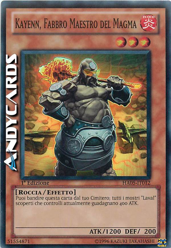 Clicca per ulteriori dettagli di - KAYENN, FABBRO MAESTRO DEL MAGMA - KAYENN, FABBRO MAESTRO DEL MAGMA