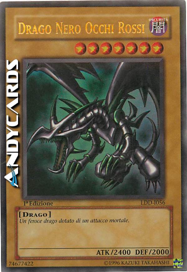 Clicca per ulteriori dettagli di - DRAGO NERO OCCHI ROSSI - DRAGO NERO OCCHI ROSSI