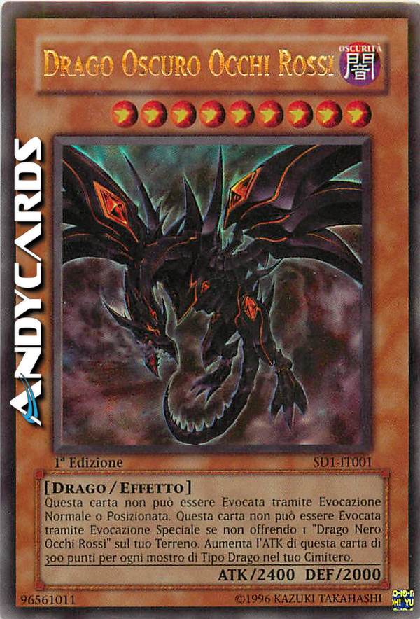 Clicca per ulteriori dettagli di - DRAGO OSCURO OCCHI ROSSI - DRAGO OSCURO OCCHI ROSSI