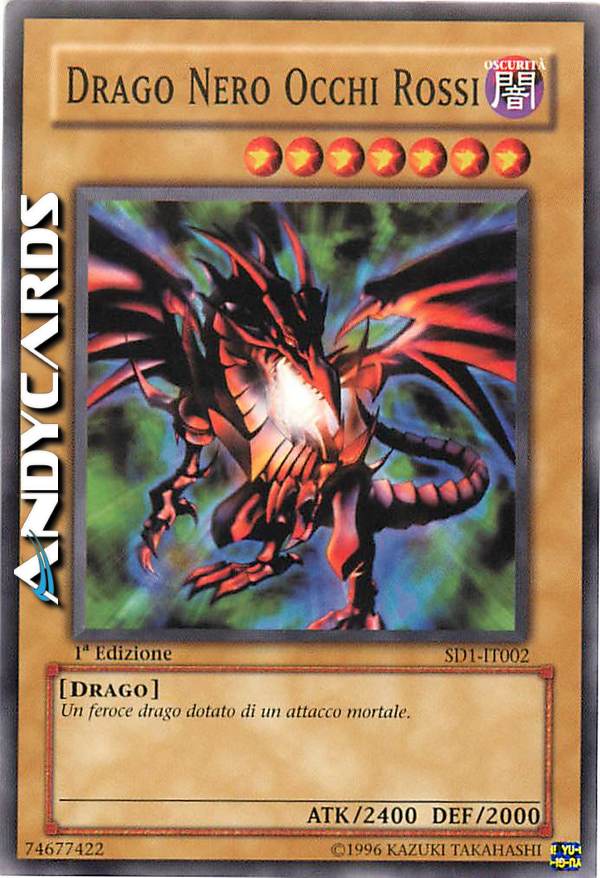 Clicca per ulteriori dettagli di - DRAGO NERO OCCHI ROSSI - DRAGO NERO OCCHI ROSSI