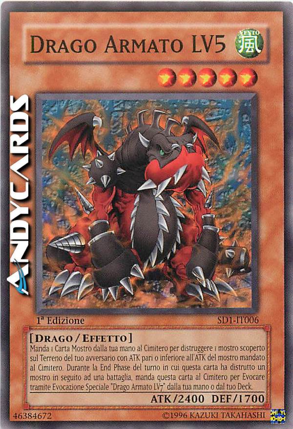 Clicca per ulteriori dettagli di - DRAGO ARMATO LV5 - DRAGO ARMATO LV5