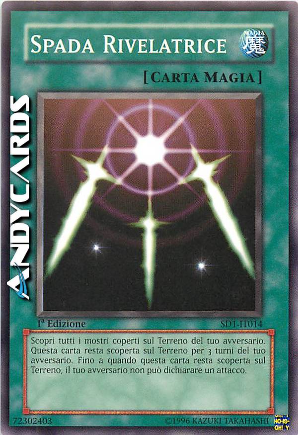 Clicca per ulteriori dettagli di - SPADA RIVELATRICE - SPADA RIVELATRICE