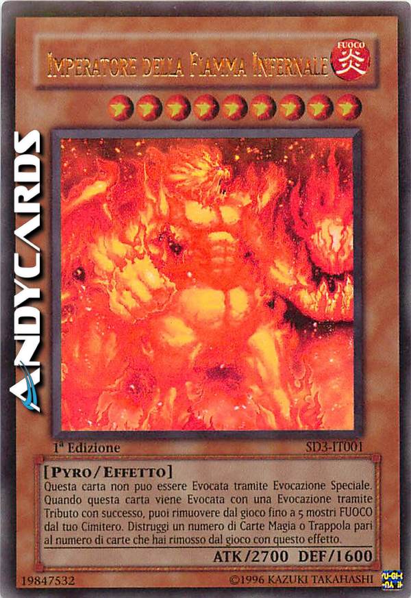 Clicca per ulteriori dettagli di - IMPERATORE DELLA FIAMMA INFERNALE - IMPERATORE DELLA FIAMMA INFERNALE
