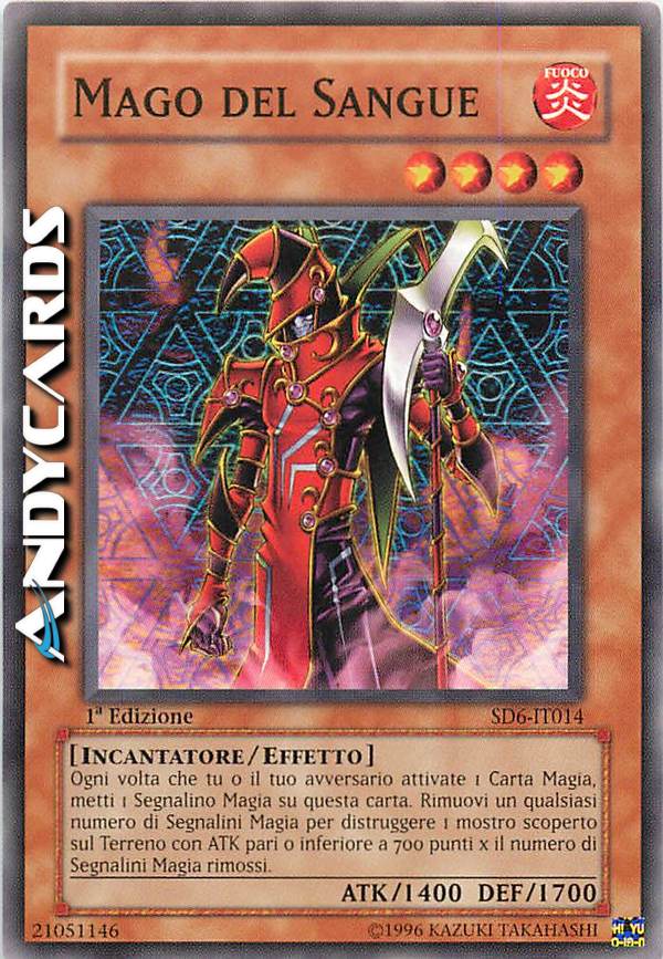 Clicca per ulteriori dettagli di - MAGO DEL SANGUE - MAGO DEL SANGUE