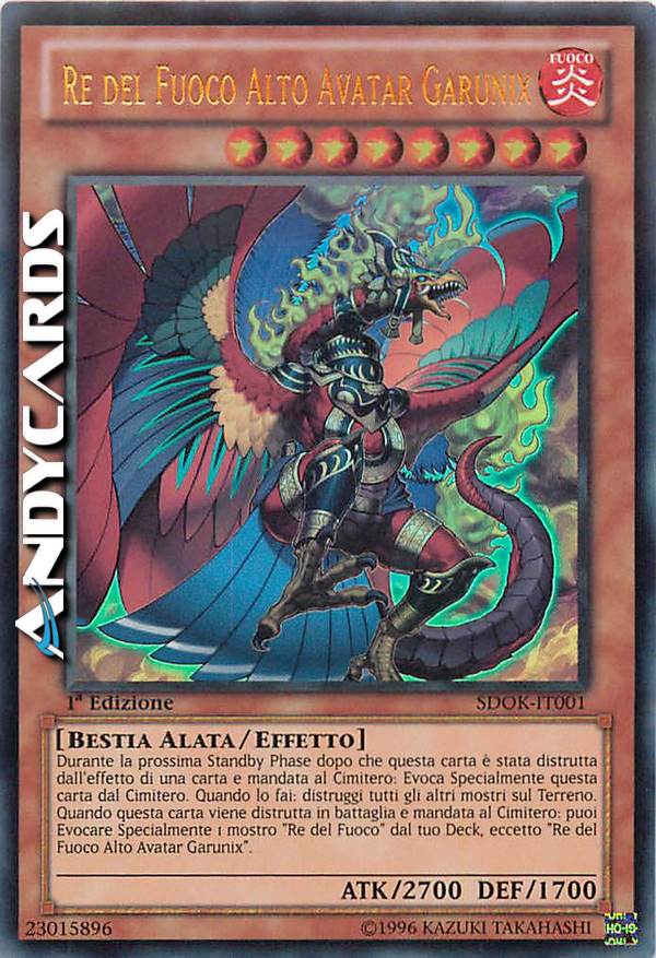 Clicca per ulteriori dettagli di - RE DEL FUOCO ALTO AVATAR GARUNIX - RE DEL FUOCO ALTO AVATAR GARUNIX