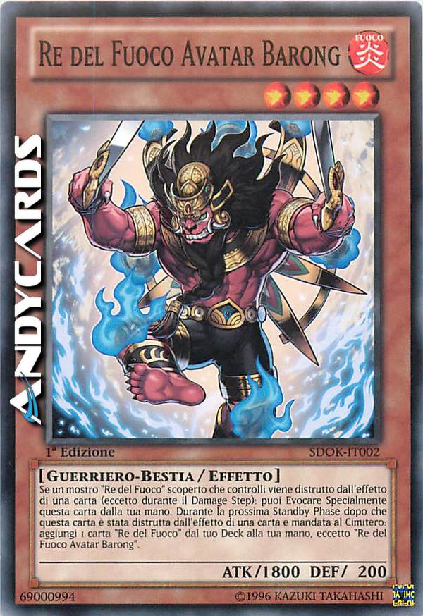 Clicca per ulteriori dettagli di - RE DEL FUOCO AVATAR BARONG - RE DEL FUOCO AVATAR BARONG