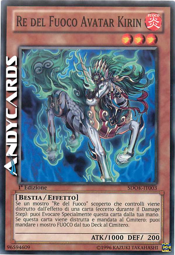 Clicca per ulteriori dettagli di - RE DEL FUOCO AVATAR KIRIN - RE DEL FUOCO AVATAR KIRIN