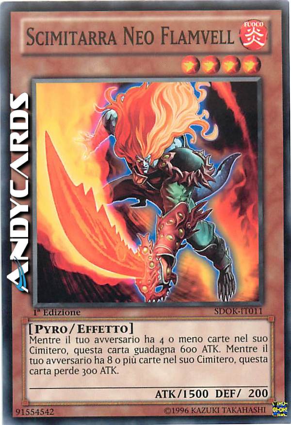 Clicca per ulteriori dettagli di - SCIMITARRA NEO FLAMVELL - SCIMITARRA NEO FLAMVELL