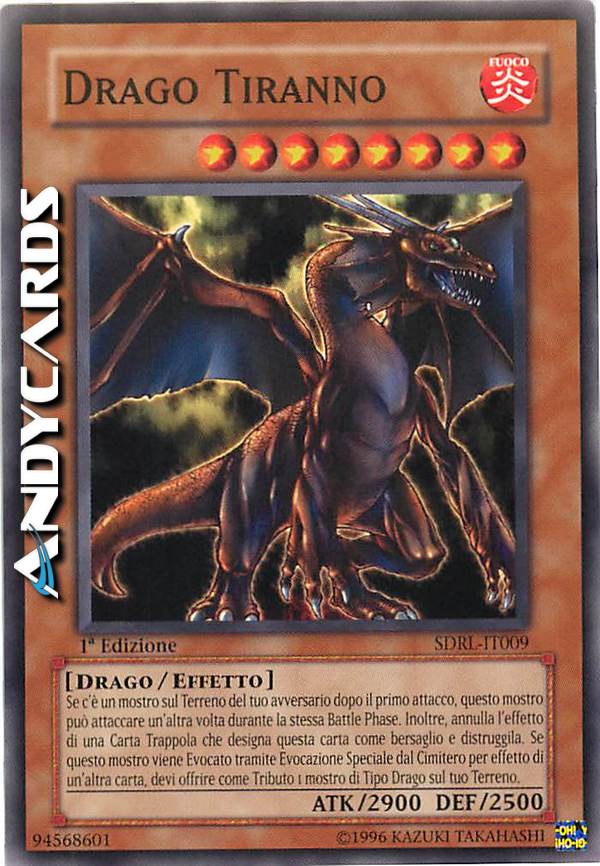 Clicca per ulteriori dettagli di - DRAGO TIRANNO - DRAGO TIRANNO
