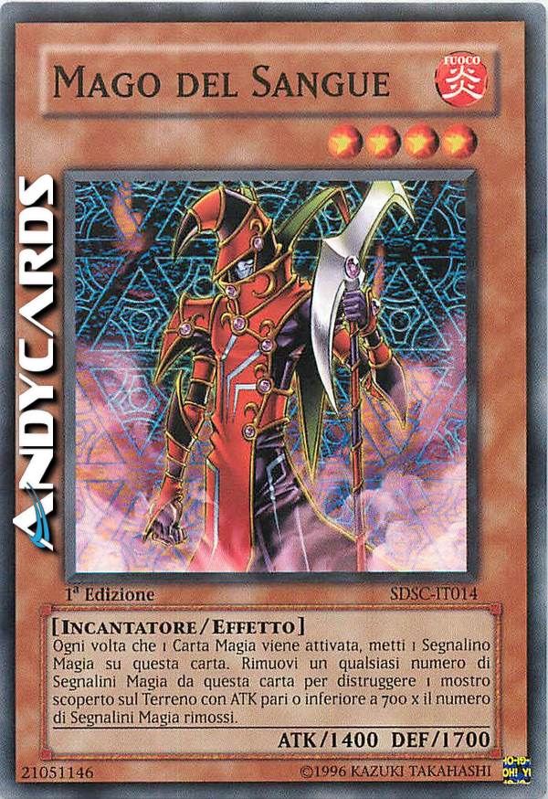 Clicca per ulteriori dettagli di - MAGO DEL SANGUE - MAGO DEL SANGUE