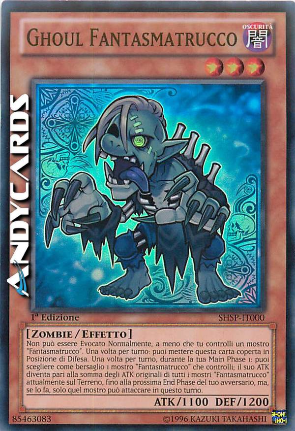 Clicca per ulteriori dettagli di - GHOUL FANTASMATRUCCO - GHOUL FANTASMATRUCCO