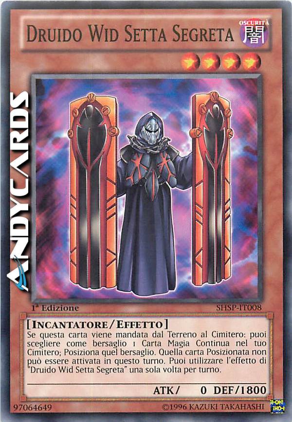 Clicca per ulteriori dettagli di - DRUIDO WID SETTA SEGRETA - DRUIDO WID SETTA SEGRETA