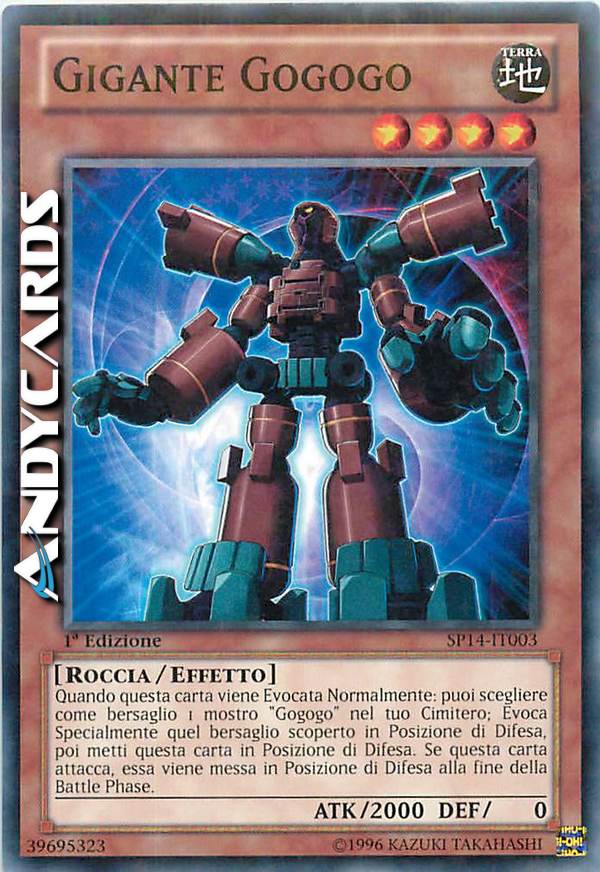 Clicca per ulteriori dettagli di - GIGANTE GOGOGO - GIGANTE GOGOGO