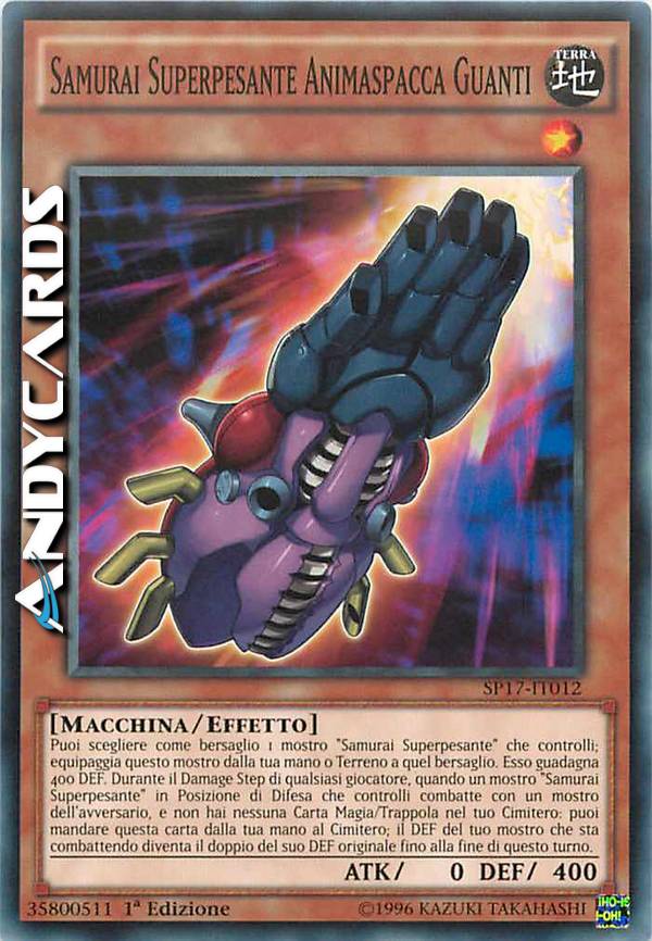 Clicca per ulteriori dettagli di - SAMURAI SUPERPESANTE ANIMASPACCA GUANTI - SAMURAI SUPERPESANTE ANIMASPACCA GUANTI