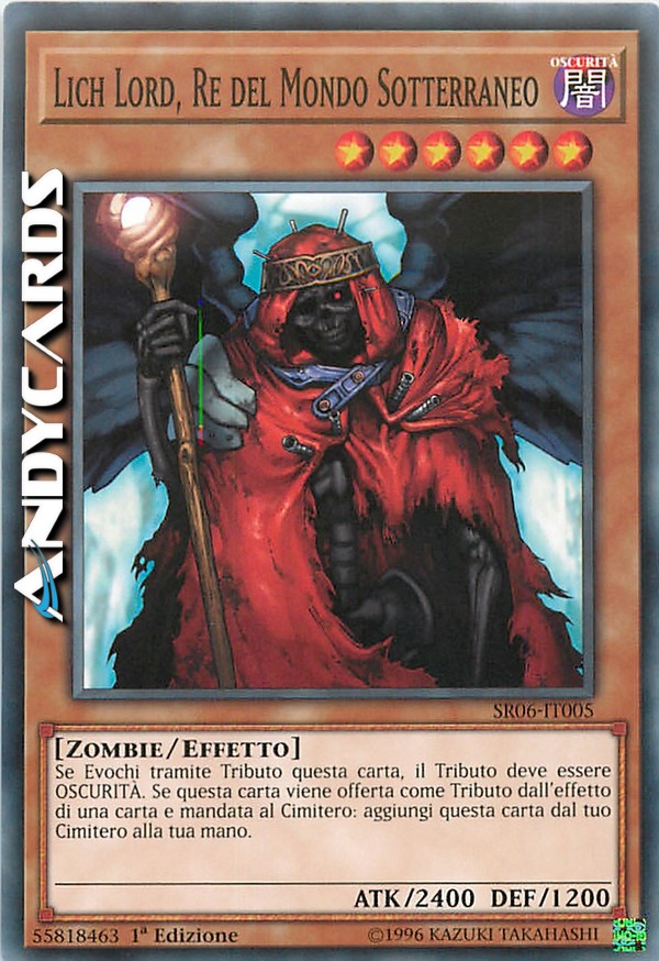 Clicca per ulteriori dettagli di - LICH LORD, RE DEL MONDO SOTTERRANEO - LICH LORD, RE DEL MONDO SOTTERRANEO