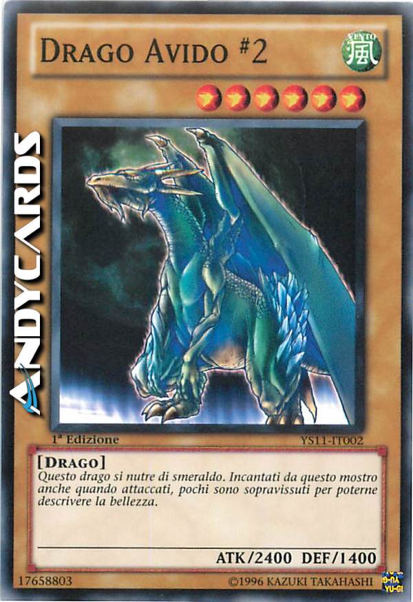 Clicca per ulteriori dettagli di - DRAGO AVIDO #2 - DRAGO AVIDO #2