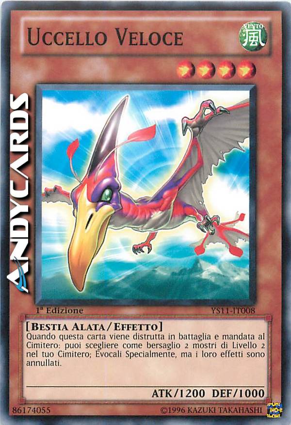 Clicca per ulteriori dettagli di - UCCELLO VELOCE - UCCELLO VELOCE