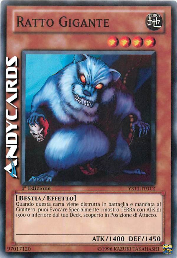 Clicca per ulteriori dettagli di - RATTO GIGANTE - RATTO GIGANTE
