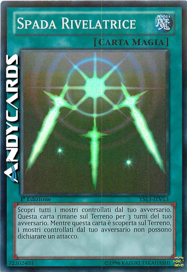 Clicca per ulteriori dettagli di - SPADA RIVELATRICE - SPADA RIVELATRICE