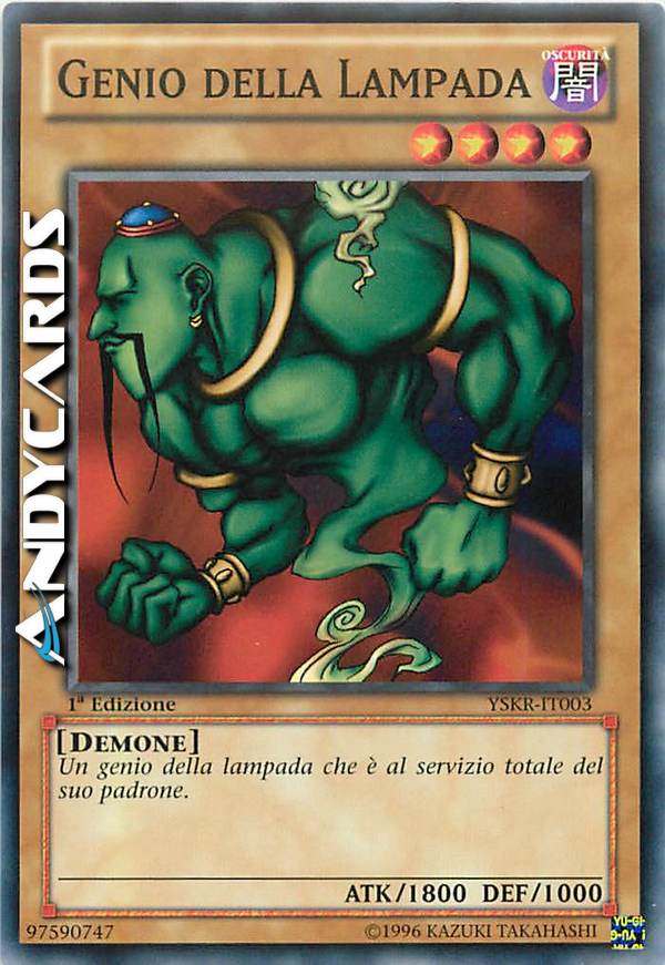 Clicca per ulteriori dettagli di - GENIO DELLA LAMPADA - GENIO DELLA LAMPADA