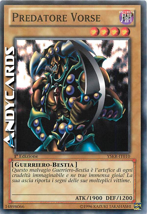 Clicca per ulteriori dettagli di - PREDATORE VORSE - PREDATORE VORSE