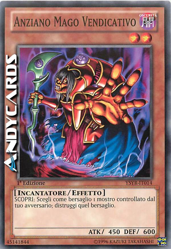 Clicca per ulteriori dettagli di - ANZIANO MAGO VENDICATIVO - ANZIANO MAGO VENDICATIVO