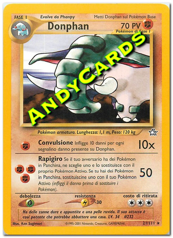 ELEKID 22//111 RARA NEO GENESIS ANDYCARDS POKEMON