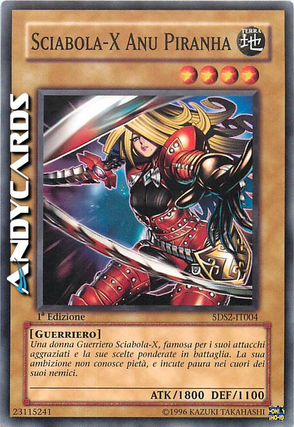 Clicca per ulteriori dettagli di - SCIABOLA-X ANU PIRANHA - SCIABOLA-X ANU PIRANHA