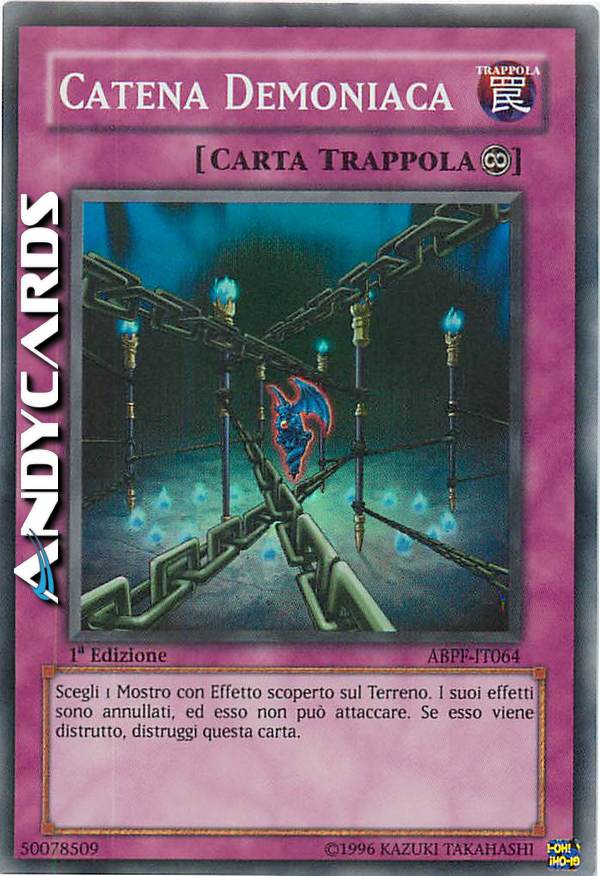 Clicca per ulteriori dettagli di - CATENA DEMONIACA - CATENA DEMONIACA