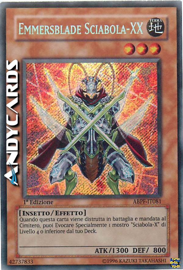 Clicca per ulteriori dettagli di - EMMERSBLADE SCIABOLA-XX - EMMERSBLADE SCIABOLA-XX