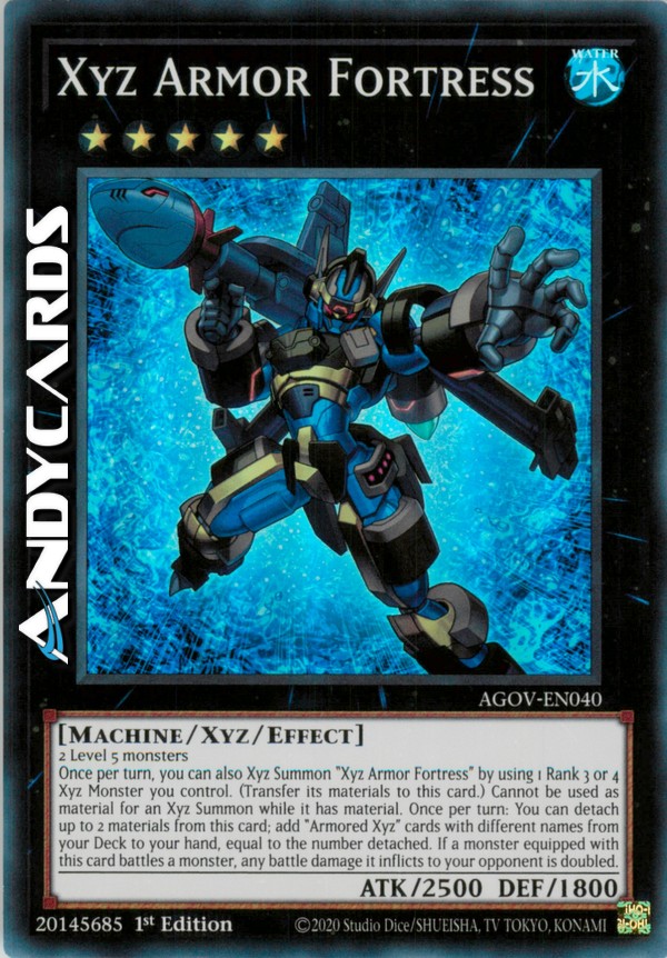 XYZ ARMOR FORTRESS (Xyz Armatura Fortezza) • Super R • AGOV EN040