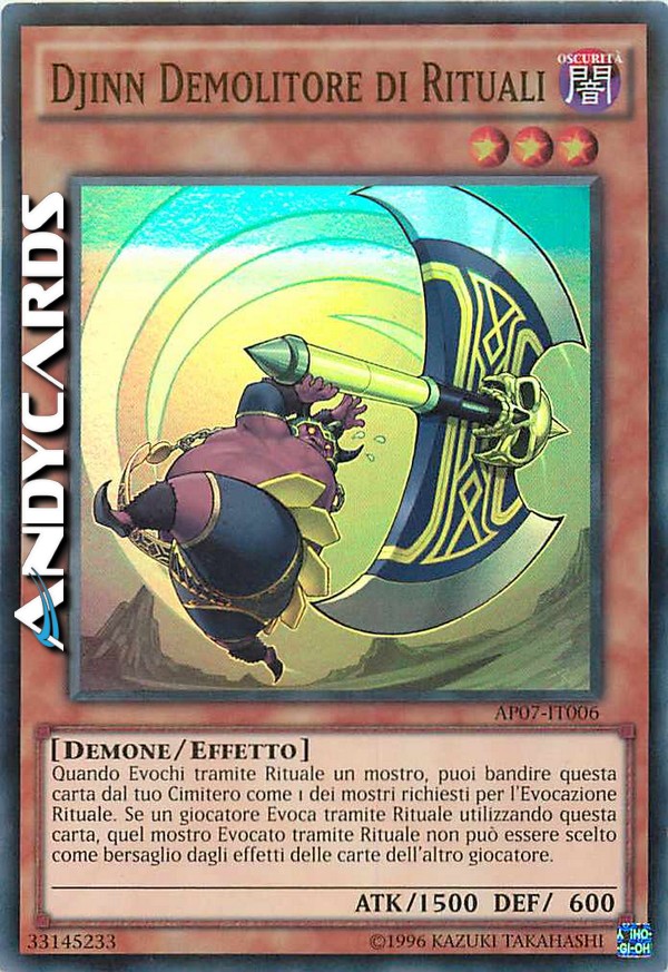 Clicca per ulteriori dettagli di - DJINN DEMOLITORE DI RITUALI - DJINN DEMOLITORE DI RITUALI