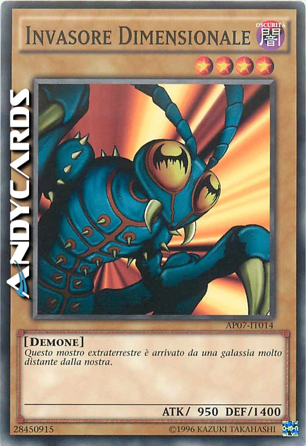 Clicca per ulteriori dettagli di - INVASORE DIMENSIONALE - INVASORE DIMENSIONALE