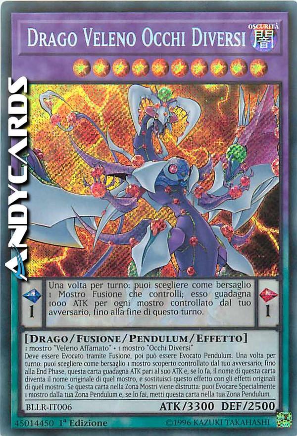 Clicca per ulteriori dettagli di - DRAGO VELENO OCCHI DIVERSI - DRAGO VELENO OCCHI DIVERSI
