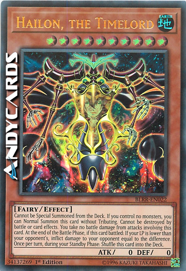 INGLESE GABRION IL SIGNORE DEL TEMPO • Ultra Rara SP • BLRR EN024 • YUGIOH