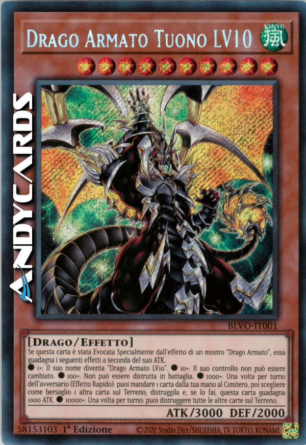 Clicca per ulteriori dettagli di - DRAGO ARMATO TUONO LV10 - DRAGO ARMATO TUONO LV10