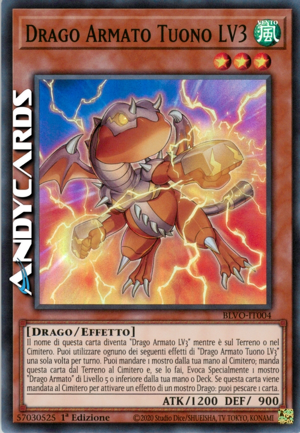 Clicca per ulteriori dettagli di - DRAGO ARMATO TUONO LV3 - DRAGO ARMATO TUONO LV3