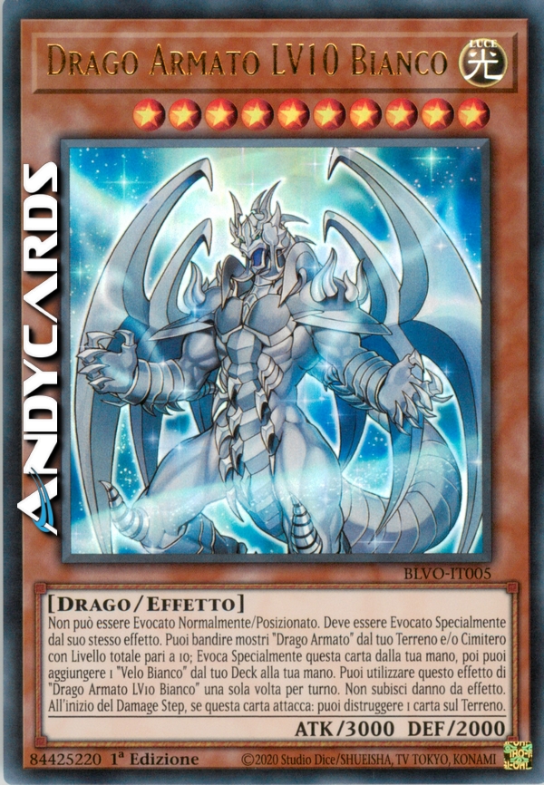 Clicca per ulteriori dettagli di - DRAGO ARMATO LV10 BIANCO - DRAGO ARMATO LV10 BIANCO