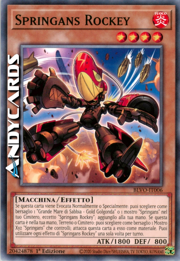 Clicca per ulteriori dettagli di - SPRINGANS ROCKEY - SPRINGANS ROCKEY