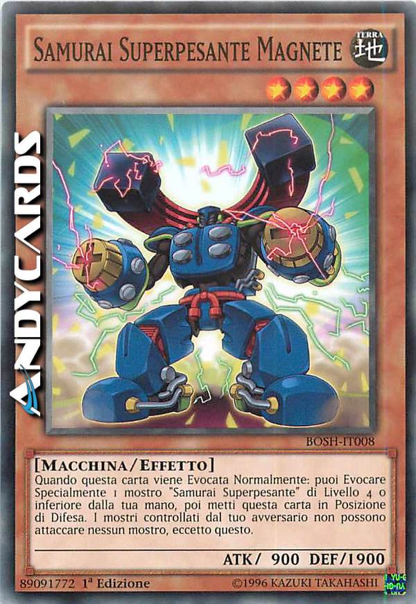 Clicca per ulteriori dettagli di - SAMURAI SUPERPESANTE MAGNETE - SAMURAI SUPERPESANTE MAGNETE