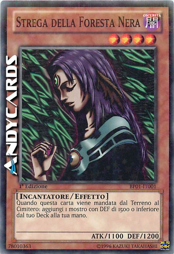 Clicca per ulteriori dettagli di - STREGA DELLA FORESTA NERA - STREGA DELLA FORESTA NERA