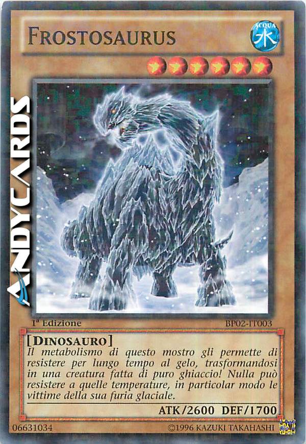 Clicca per ulteriori dettagli di - FROSTOSAURUS - FROSTOSAURUS