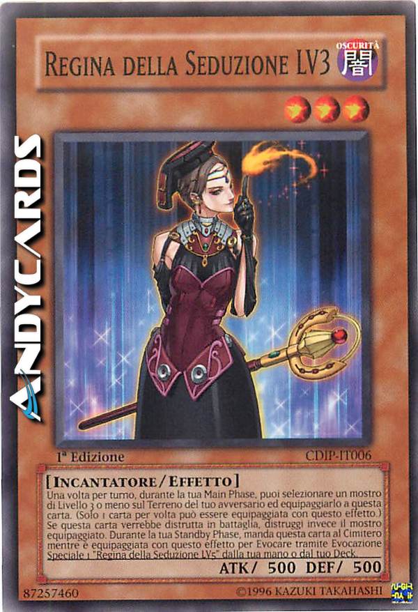 Clicca per ulteriori dettagli di - REGINA DELLA SEDUZIONE LV3 - REGINA DELLA SEDUZIONE LV3